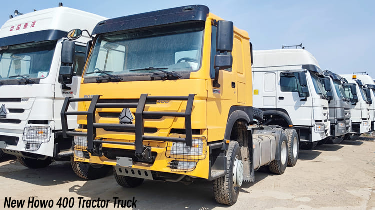 New Howo 400 Tractor Trucks Price in China Guangzhou 