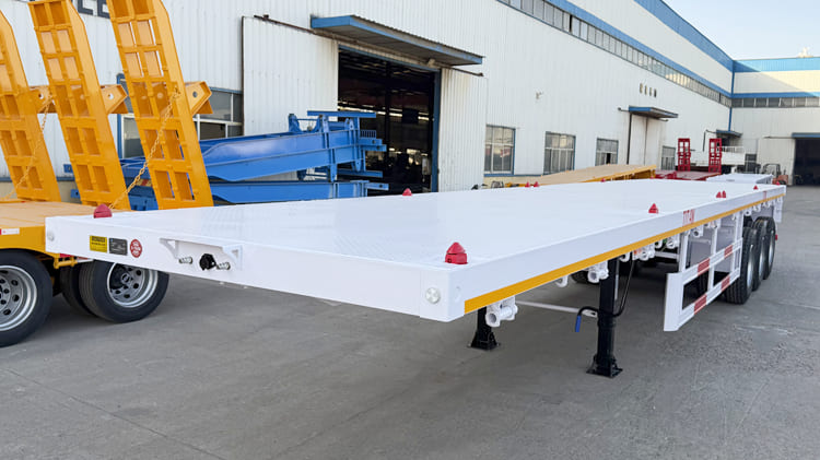 New TITAN Steel 40 Foot Flatbed Trailer for Sale Near Me Heavy Duty Semi-Trailer