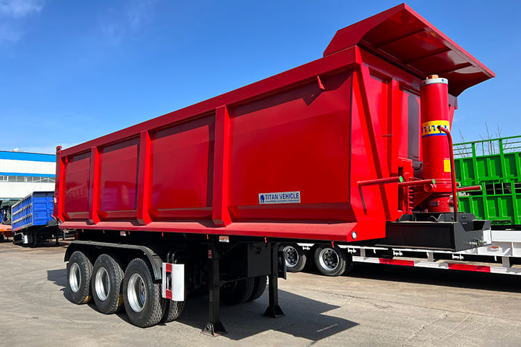 TITAN 3 Axle U Shape Tipper Trailer for Sale in Senegal