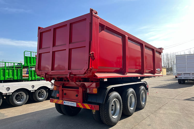 TITAN 3 Axle U Shape Tipper Trailer for Sale in Senegal