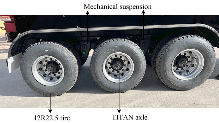 TITAN 3 Axle U Shape Tipper Trailer for Sale in Senegal