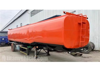 40,000 Liters Fuel Tanker Trailer is export to Nigeria Lagos
