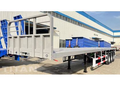 40Ft Triple Axle Flatbed Trailer will be shipped to Uganda