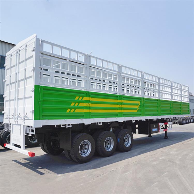 3 Axle Bulk Cargo Fence Trailer
