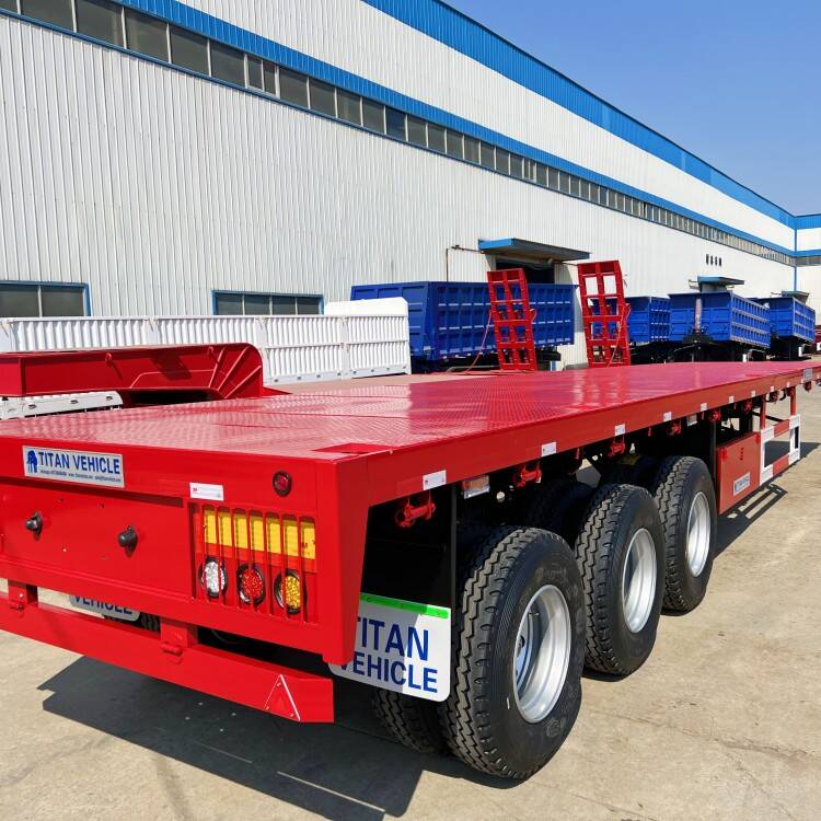 40ft 3 Alxe Flatbed Trailer