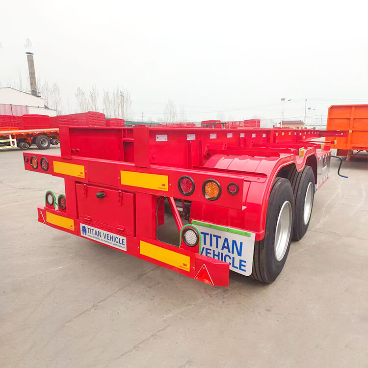 2 Axle 20 ft Container Chassis