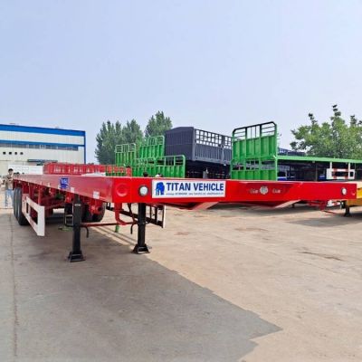 Flatbed Semi Trailer with Airbag Suspension