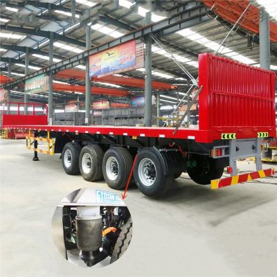 4 Axle Flatbed Trailer with Airbag Suspension