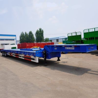 Tri Axle 80 Ton Semi Low Loader Trailer