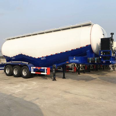 W Shape 60cbm Bulk Cement Tanker Trailer