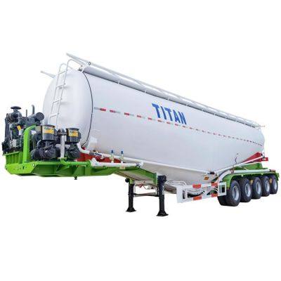 5 Axle 60CBM Pneumatic Dry Bulk Cement Tankers Trailer