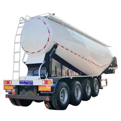 4 Axle 40m3 Bulker Powder Cement Tanker Trailer