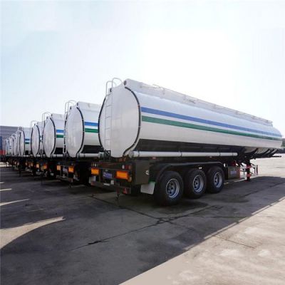 Tri Axle 45000 Liters Fuel Tanker Truck Semi Trailer