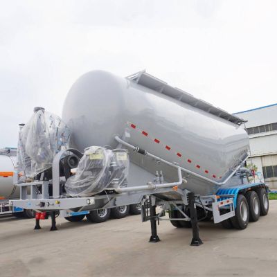 3 Axle 30cbm Cement Bulker Truck Transporters Trailer