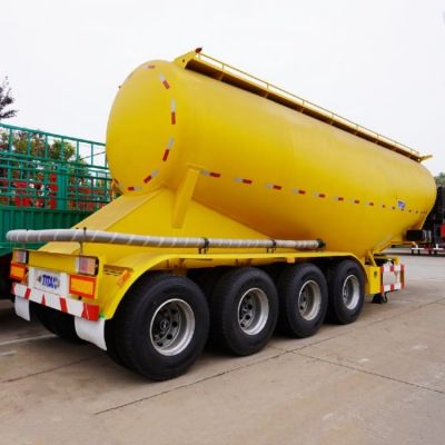 4 Axle 40 Cbm Cement Pneumatic Tanker Trailer