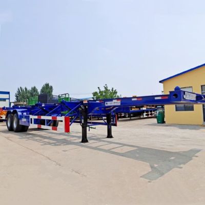 2 Axle 40 Ft Cargo Container Chassis Trailer