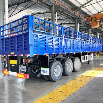 60 Tons Fence Truck Trailer with Stakes
