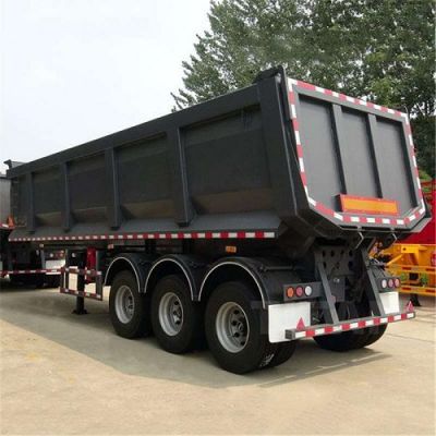 Tri Axle Hydraulic U Shape Tipper Semi Trailer