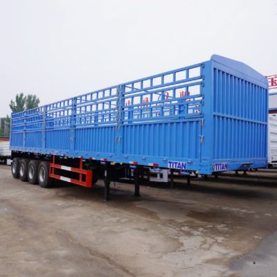 4 Axles Fence Cargo Semi Trailer