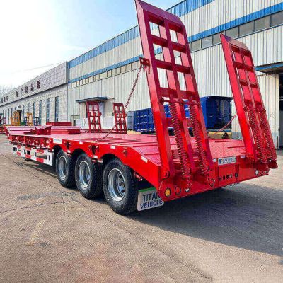 3 Axle 60ton Low Bed Trailer