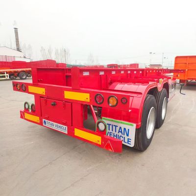 2 Axle 20 ft Container Chassis